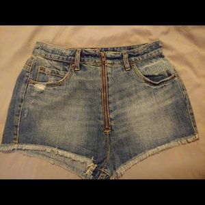 BDG super high rise cheeky shorts